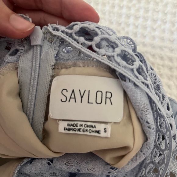 Saylor Julep Lace Ruffled Trim Dress - Picture 5 of 7